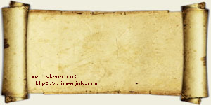 Josip Trnjaković vizit kartica